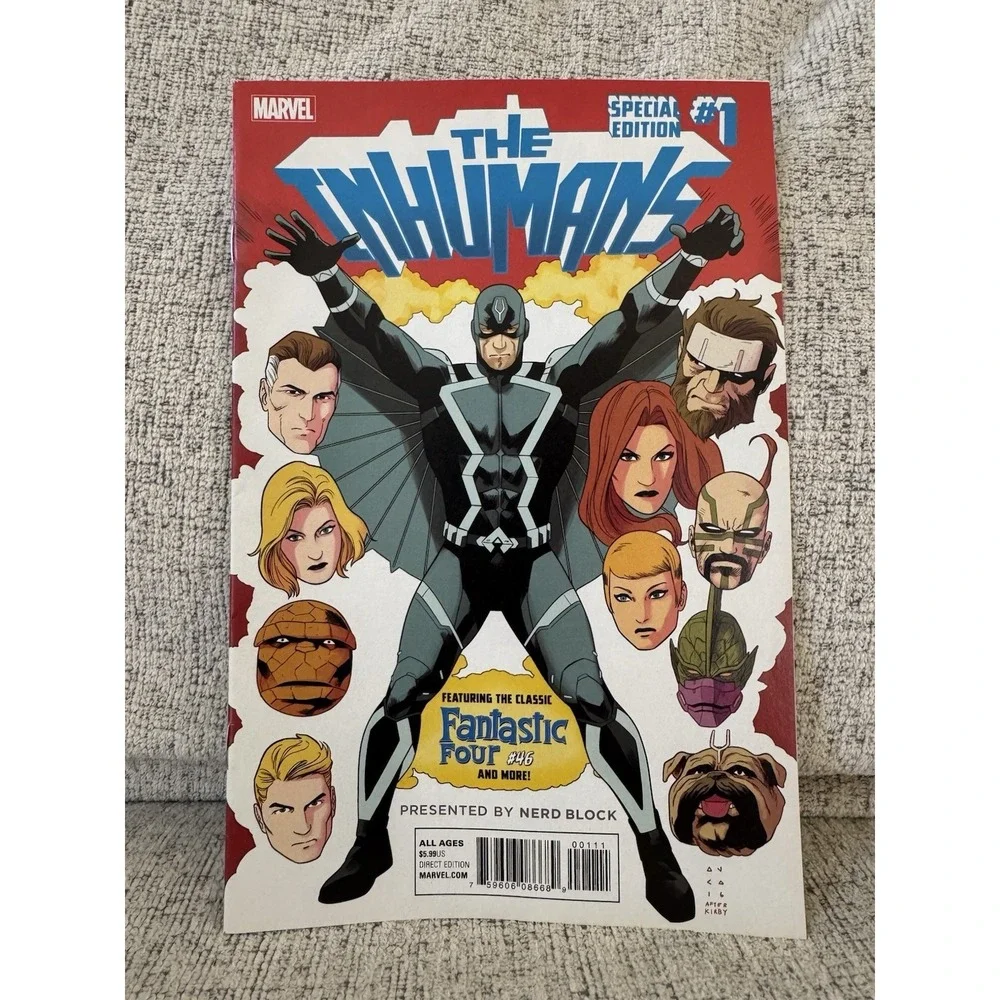 Marvel Inhumans #1‎ Special Edition Nerd Block Exclusive Comic Book